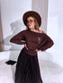 Tops with drawstrings "NUTELLA HS9959" CHOCO